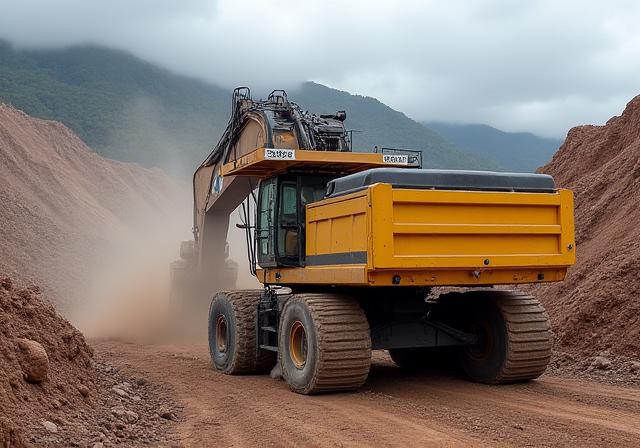 Maquinaria pesada minería Antioquia